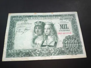 Billete 1000 pesetas 1957