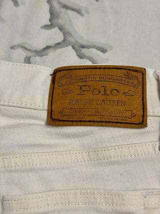 Vaqueros Ralph Lauren blancos