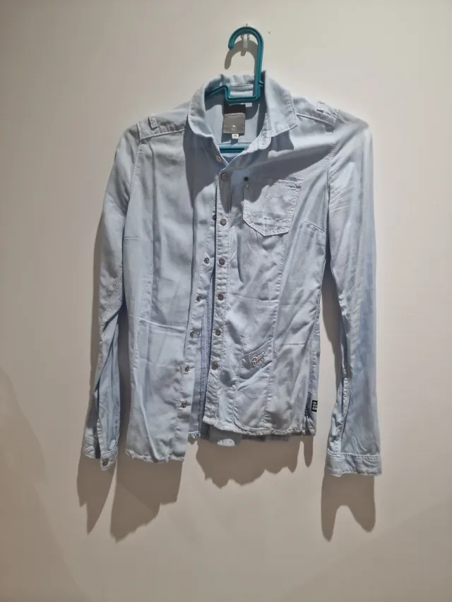Camisa G-Star RAW azul talla S