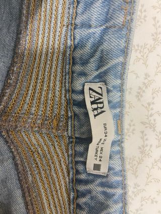 Pantalón vaquero Zara mujer tiro alto