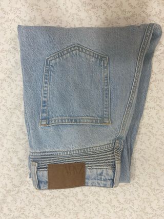 Pantalón vaquero Zara mujer tiro alto