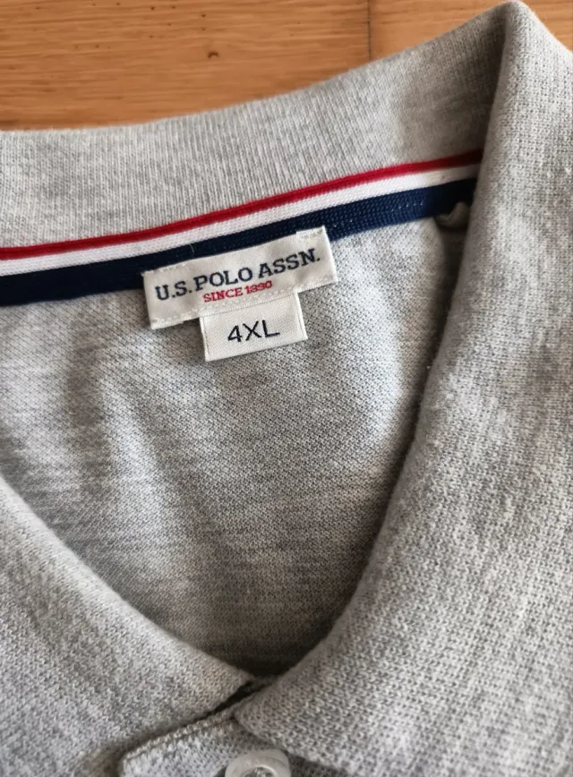 Polo U.S. Polo Assn. Grigio 4XL