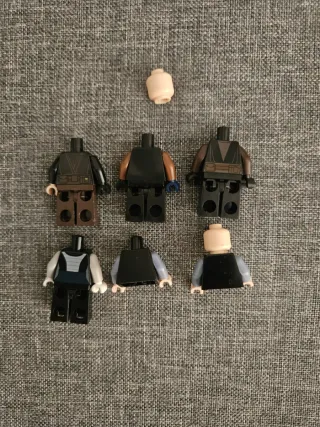 Partes de minifiguras Lego Star Wars.