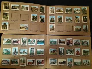 Álbum de cromos antiguos