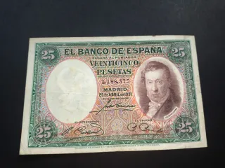 25 Pesetas Banco de España 1931