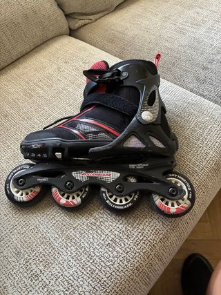 Patines en línea Rollerblade negros/rojos