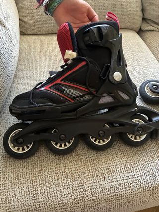 Patines en línea Rollerblade negros/rojos