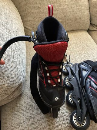 Patines en línea Rollerblade negros/rojos