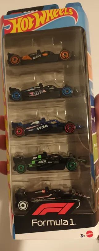 Confezione da 5 auto di Formula 1 Hot Wheels
