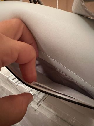 Borsa Michael Kors bianca con chiusura argento