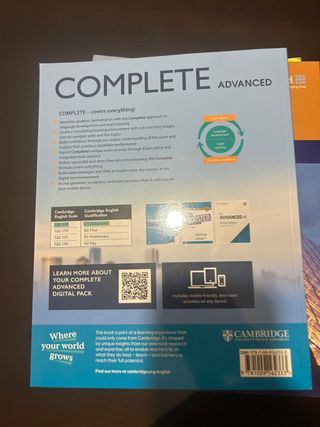 Libro C1 Advanced de Cambridge 