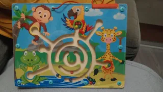 Juego didáctico laberinto animales