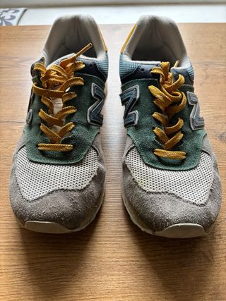 Zapatillas New Balance Hombre Gris/Verde