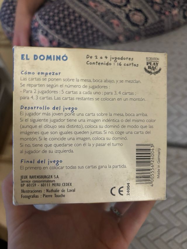 Juego infantil Mi Primer Domino Colores