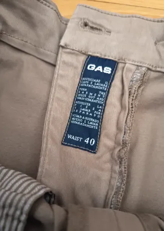 Pantaloni Gas Beige Taglia 4XL