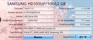 Disco Duro Samsung HD103UJ 1TB