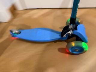 Patinete 3 Ruedas LED Azul