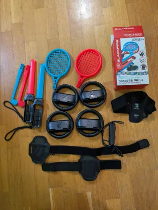 Accesorios Nintendo Switch Blackfire y Originales.