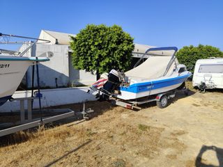 Barco a motor 70cv JOHNSON 2t 
$$ oferta 3500€ $$