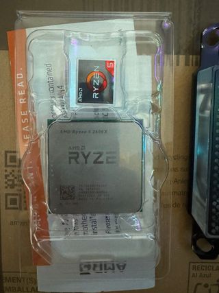 AMD Ryzen 5 2600X + Waterblock Barrow AM4