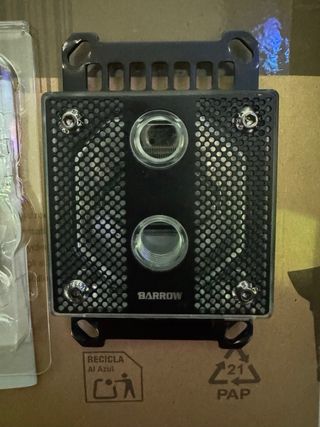 AMD Ryzen 5 2600X + Waterblock Barrow AM4