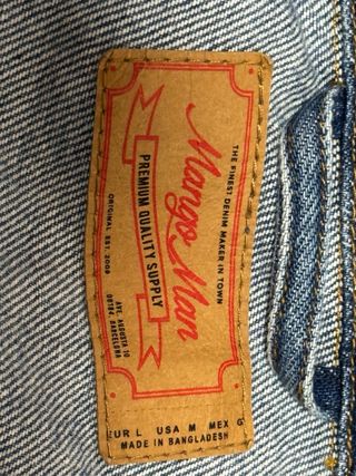 Cazadora Vaquera Mango Hombre Azul