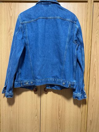 Cazadora Vaquera Mango Hombre Azul