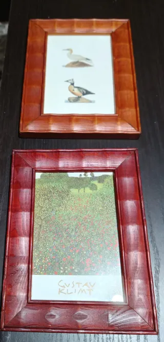 Set 2 Quadretti Cornice Legno