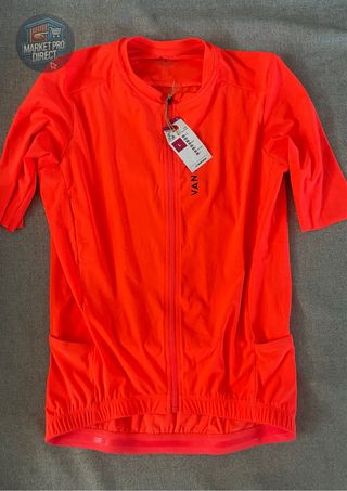 Maillot Van Rysel Naranja Flúor Talla L