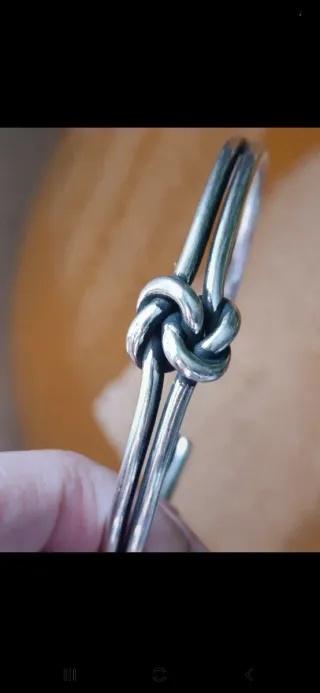 Pulsera Plata Nudo