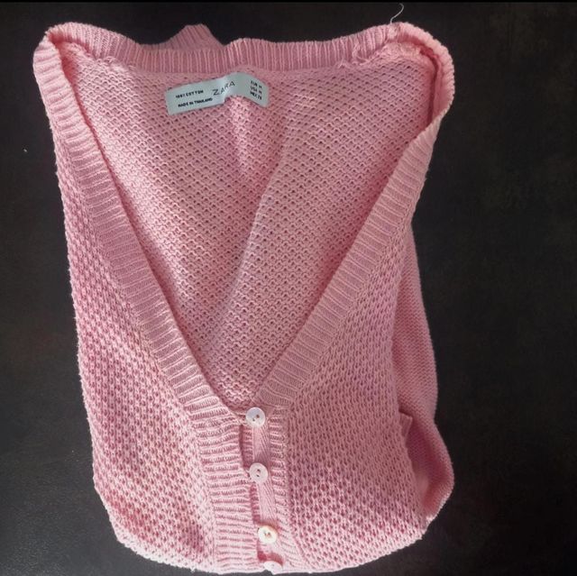 Maglioncino Zara filo rosa S