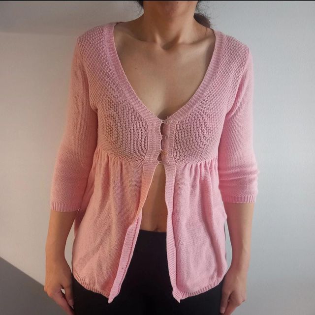 Maglioncino Zara filo rosa S