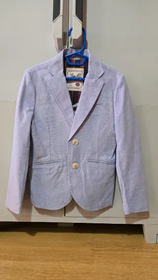Americana niño azul Boss