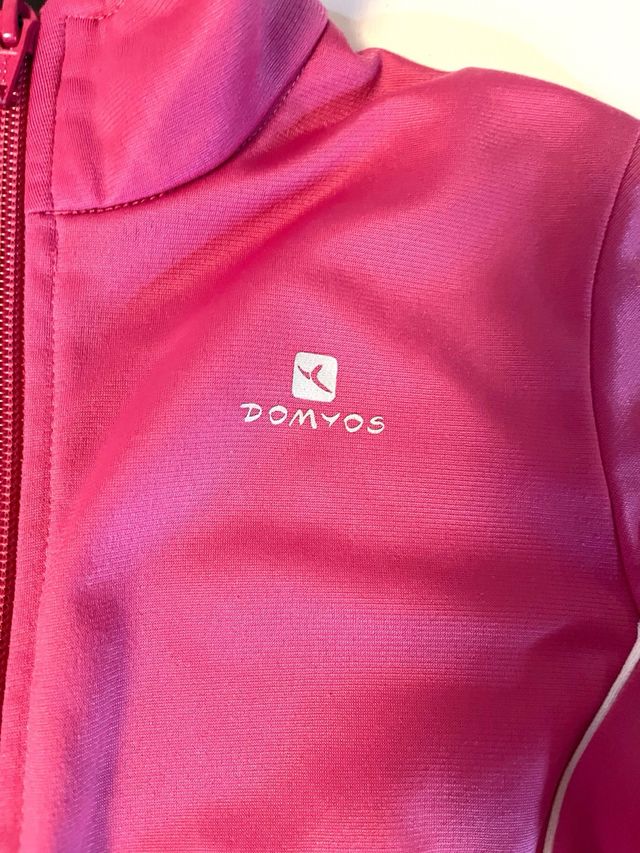 Chaqueta deportiva fucsia Domyos niña 8 años