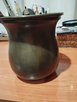 Vaso de cobre decorativo
