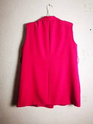 Chaleco de vestir rosa talla XL