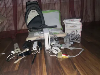 Nintendo Wii con Tabla Balance Board y Juegos