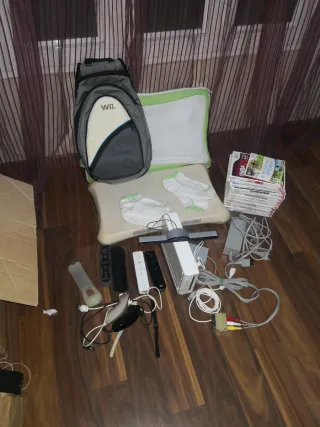Nintendo Wii con Tabla Balance Board y Juegos