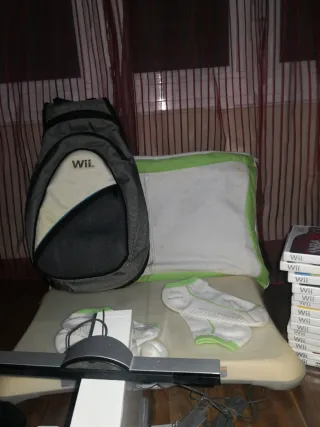 Nintendo Wii con Tabla Balance Board y Juegos
