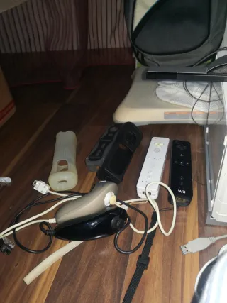 Nintendo Wii con Tabla Balance Board y Juegos