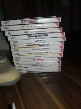 Nintendo Wii con Tabla Balance Board y Juegos