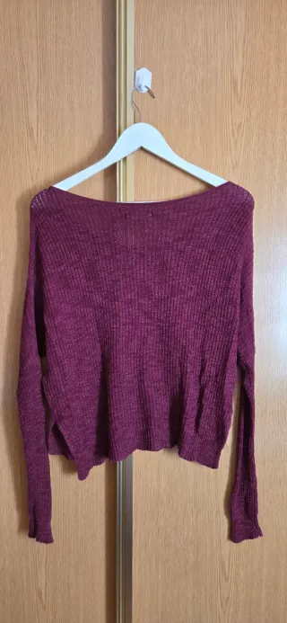 Jersey Hollister Morado Talla XS