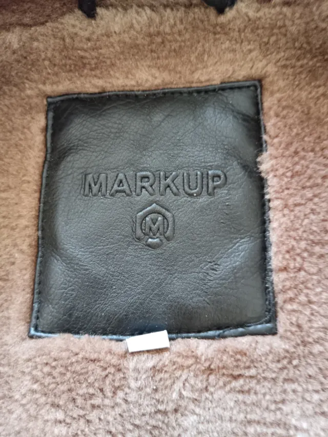 Giacca eco pelle Markup imbottita nera