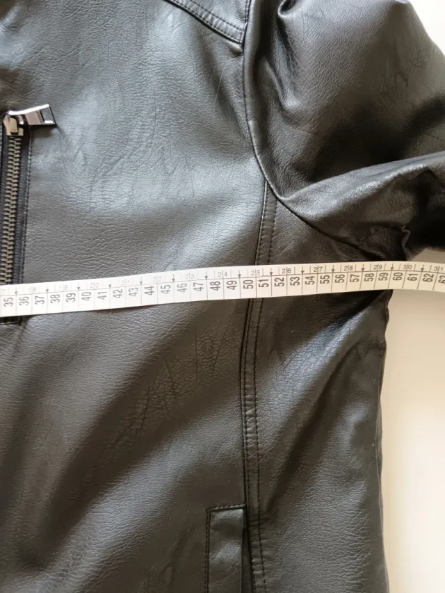 Giacca eco pelle Markup imbottita nera