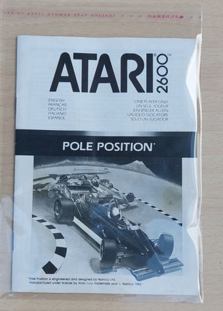 Manual Atari 2600 Pole Position