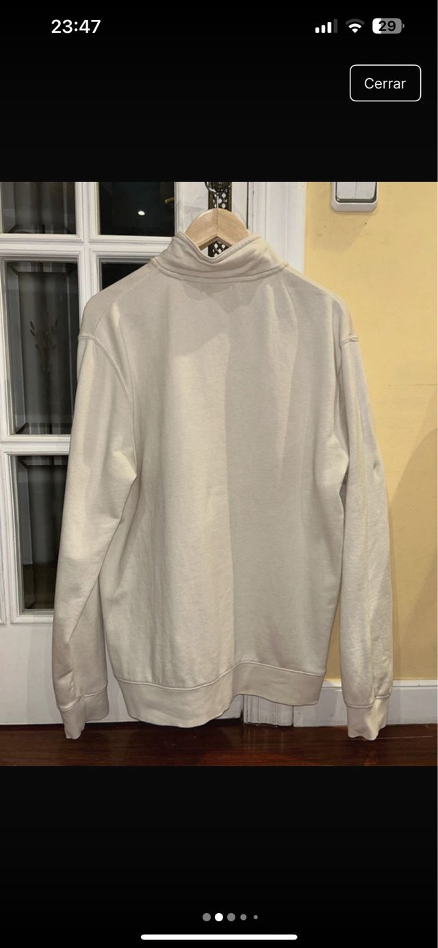 Jersey El Ganso Media Cremallera Beige