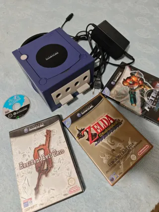 Nintendo gamecube sin mando y euroconector