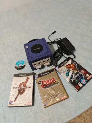 Nintendo gamecube sin mando y euroconector