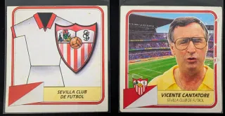 6 Cromos Sevilla F.C. Liga 1989-1990 (Despegados)