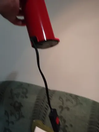 Lámpara vintage roja